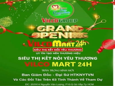 Công Ty Cổ Phần Tập Đoàn Đầu Tư Kết Nối Yêu Thương Việt Nam - Vilcogroup làm lễ khai trương chuỗi siêu thị kết nối yêu thương