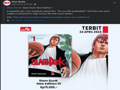 'Slam Dunk' sắp có 'tấm áo' mới tại Indonesia