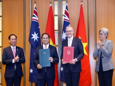 Việt Nam - Australia nâng cấp quan hệ lên Đối tác Chiến lược Toàn diện