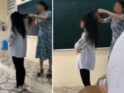 Cô giáo cắt tóc của nữ sinh ngay trên bục giảng: Học sinh bất bình, giáo viên thấy 'sốc'