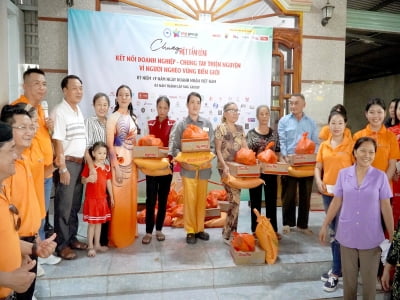 Cộng đồng Kết nối giao thương SNG kết hợp Hội Doanh Nghiệp Bù Đốp - Bình Phước: Phát quà thiện nguyện và trao tặng kinh phí xây dựng căn nhà tình thương nhân ngày Doanh Nhân Việt Nam