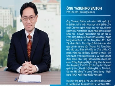 Đừng nhầm, tân Chủ tịch Eximbank Yasuhiro Saitoh không phải là đại diện của SMBC!