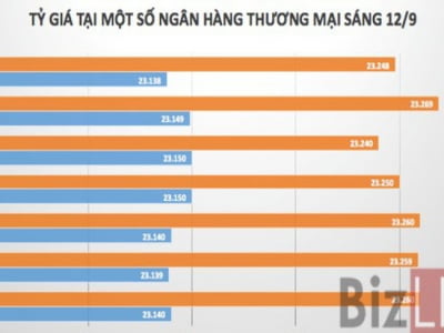 Tỷ giá liên ngân hàng lại rơi hẳn dưới “ngưỡng chặn” 