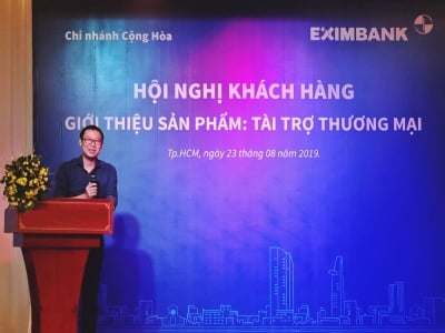 Eximbank Chi nhánh Cộng Hòa Hội nghị khách hàng giới thiệu sản phẩm tài trợ Thương mại