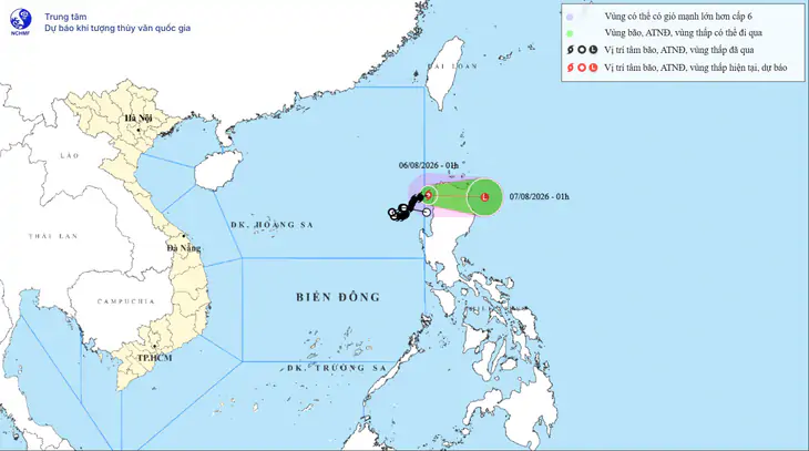 Bão số 3 di chuyển ra khỏi Biển Đông