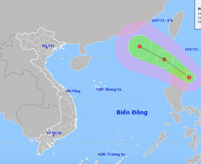 Áp thấp nhiệt đới khi vào Biển Đông sẽ mạnh thêm