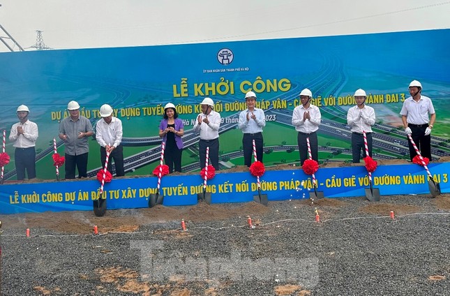 Khởi công đường nối cao tốc với Vành đai 3 trị giá hơn 3.200 tỷ đồng