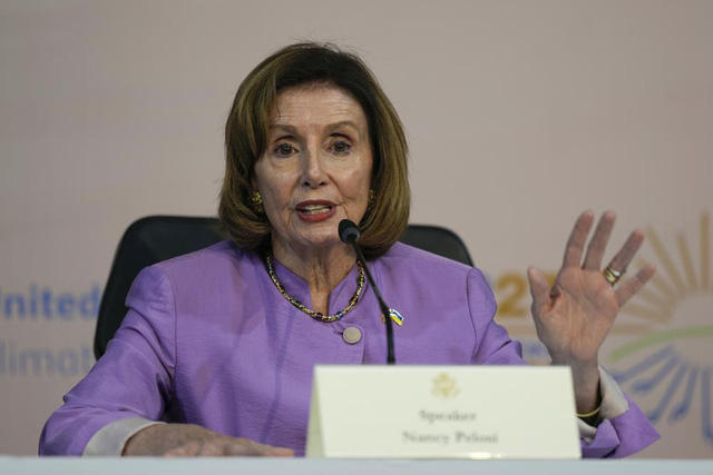 Ngày 17/11, bà Nancy Pelosi, thành viên đảng Dân chủ Mỹ, cho biết, bà sẽ từ chức Chủ tịch Hạ viện Mỹ, một ngày sau khi đảng Cộng hòa giành quyền kiểm soát Hạ viện.