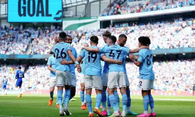 Man City hạ Chelsea trong ngày nâng Cup