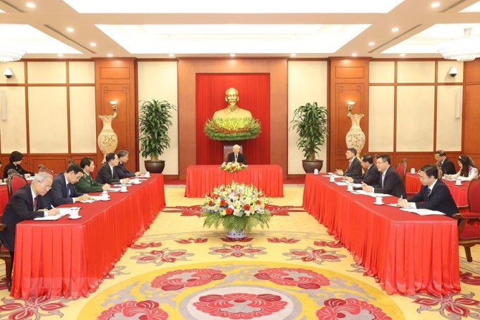 Tổng bí thư Nguyễn Phú Trọng điện đàm với Tổng thống Mỹ Biden