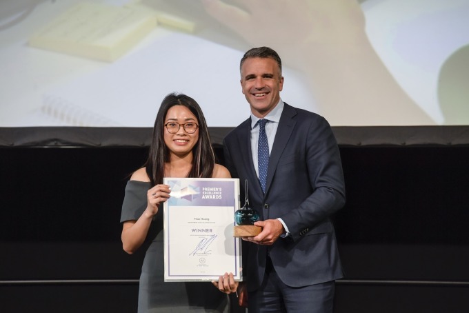 Du học sinh Việt nhận giải nhân viên xuất sắc Nam Australia